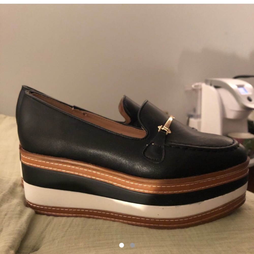 Platform oxfords, only worn once to a dinner